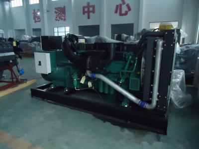 China AC three phase 500kw Volvo  diesel generator set  open type  factory price for sale