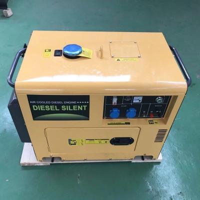 China small generator 5kw Super silent  diesel generator  single phase   ait cooling hot sale for sale