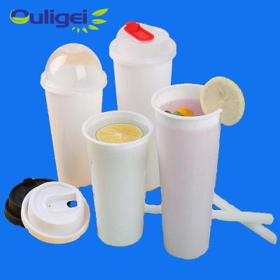 China 2022 Eco-friendly Biodegradable Hot Selling 16oz Mugs Big Biodegradable PLA Drinking Travel To Go Coffee Mugs for sale