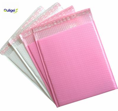 China new design tearproof free sample in poly bubble envelope stock mailer bags bubble packing bags with bubble for sale