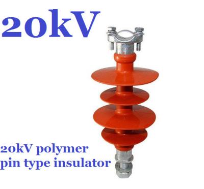 中国 20kV 小さい容積ポリマー ピン の絶縁体、安全配分の絶縁体 販売のため