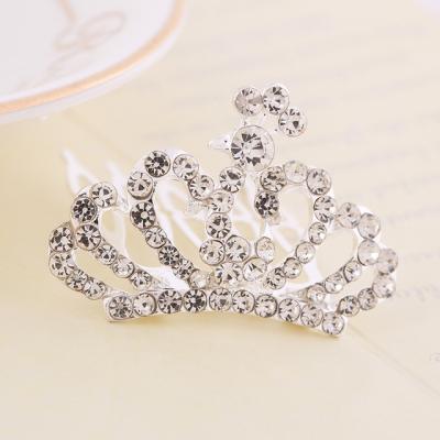 China Princess Kids Rhinestone Tiara For Children Crown Beauty Pageant Holiday Party Crown HG00020 for sale