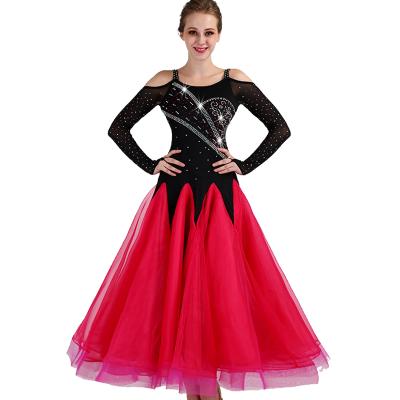 China DB19047 Size Competition Performance Anti-Shrink Custom Ballroom Dance for sale