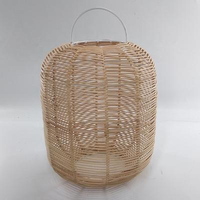 China Antique Modern Wicker Knitting Lamp Shade China Birds Cage Table Lamp Shade Making for sale