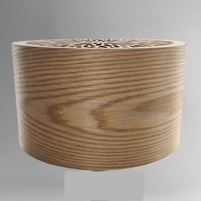 China Antique Modern Wooden Table Lamp Shade Laser Cutting Pendant Lampshade Home Decoration for sale