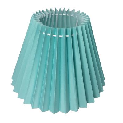 China Modern Modern Handwork Knife Pleated Lampshade Mini Fabric Lampshades for sale