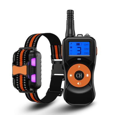 China Wellturn Pet DogTraining E Shock Collar Viable Electronic Remote Dog Training Electric Remote Dog Training Collar For Dog for sale