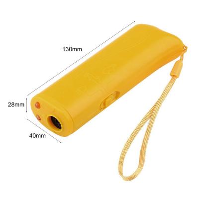 China Viable Handheld Ultrasonic Anti Bark Control Anti Dog Reflector Stop Bark Dog Bark Device for sale