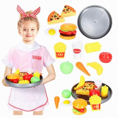 China Hot Selling Western Modern Polyester School Education Toys Kids Jigsaw Kitchen Tool Pretend Play Toys Set Kitchen Set Toy for sale