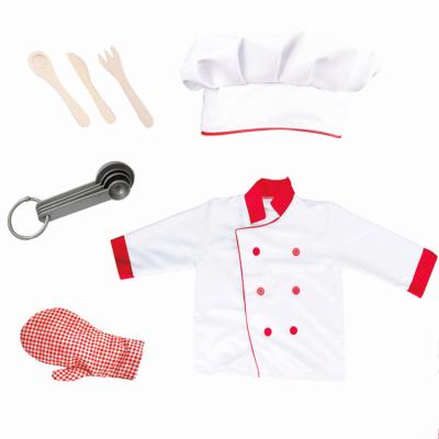 China Halloween Party Cosplay Performance Kitchen Pretend White Color Cooker Costumes Kitchen Toy Uniform Suit For Carnival Toy for sale