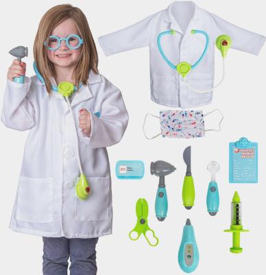 China Halloween Styles Skilled Doctor Toys Set Kids Dess Up Modern Pretend Play Doctor for sale