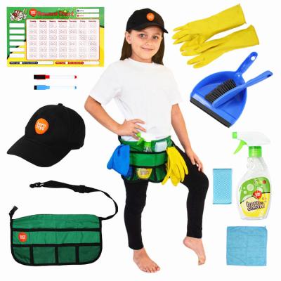 China Eco - Friendly Dress Up Cleaner Play Games Modern Studying Kids Cleaning Set For Indoor for sale