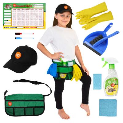 China Real Home Education Kit Kids Eco-Friendly Toys Cleaning Toys Pretend Cleaning Toy Set for sale