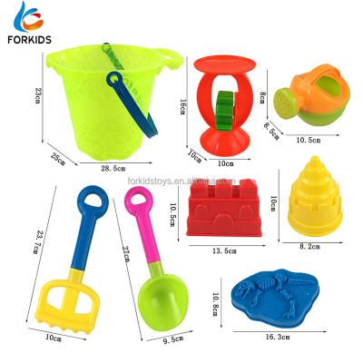 China BEACH SAND TOY SET HOT SALE 8PCS FUNNY BEACH TOYS, KIDS SUMMER OUTDOOR TOYS for sale