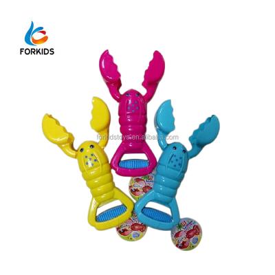 China Plastic Toy Lobster Toy Lobster Sling Kids Robot Hand Toy for sale