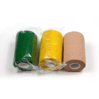 China OEM Highly Elastic Self Adhesive Cohesive Elastic Compression Bandage for sale