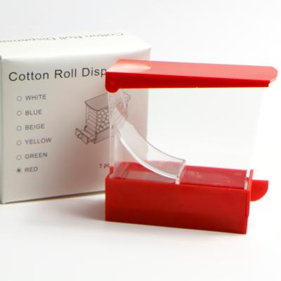 China Convenient Assorted Colors Cotton Roll Disposable Dental Dispenser for sale