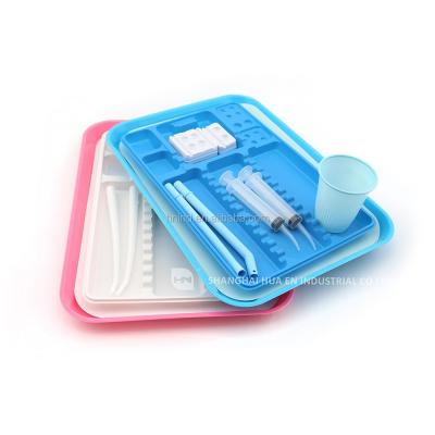 China Plastic Disposable Dental Surgical Instrument Tray Plastic Fitting Tray for sale