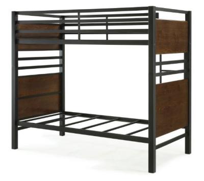 China Comfortable Double Bunk Beds Bedroom Furniture Fire Wood Motherboard , Bunk Bed , Metal Bed for sale