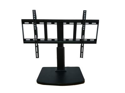 China 40 Degree Swivel Table Top TV Stand Height Adjustable Ergnomic Design for sale