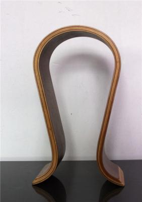 China Solid Headphone Display Stand 0.45kg Lightweight Good Looking Natural Wood Color for sale