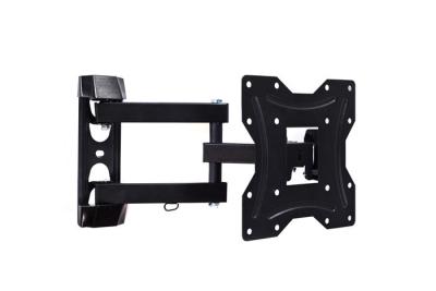 China Heavy Duty Full Motion TV Wall Mount Vesa Flat Screen Black Powder Coating Metal , TV Bracket for sale