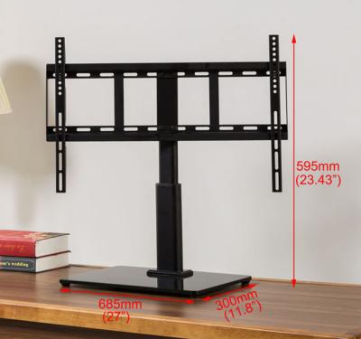 China 60 Inch TV Entertainment Stand Swivel Bracket Powder Coating Cold Rolled Steel , TV Bracket for sale