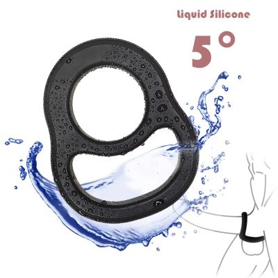 China Expandable Harder Stronger Cock Rings Double Penis Ring Silicone Premium Lock Cock Ring Longer Erection Cock Rings For Men for sale