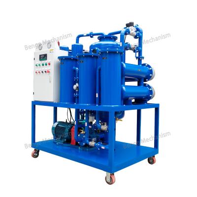 China Building Material Shops Hot Sale Lubricant Vacuum Oil Purifier For Lubricating Oil Recycling Oil Filter Industrial PLC Intelligent Controller for sale