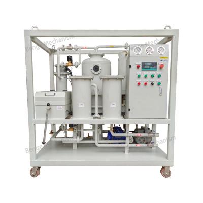 China Building Material Shops Best Price Lubricating Oil Vacuum Oil Purifier Plus Plate and Frame Oil Purifier Degassing Dehydration PLC for sale