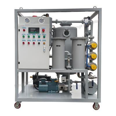 China Building Material Shops Best Price Lubricating Oil Vacuum Oil Purifier Lubricating Oil Filtration equipment Degassing Dehydration PLC for sale