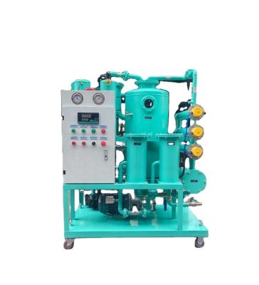 China Building Material Shops Hot sale Gear Oil Vacuum Oil Purifier Precision Filtration Demulsification Device High Viscosity Oil Purification Equipment for sale