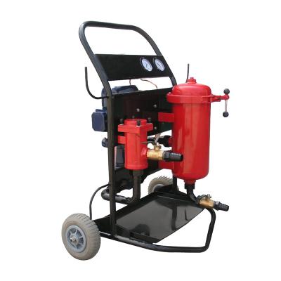 China Building Material Shops Hot Sale Competitive Price Impurity Removal and Oil-water Separator Vacuum Motor Oil Filter Portable Oil Purifier for sale