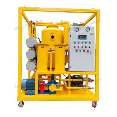 China Building Material Shops High Efficiency Double Stage Vacuum Transformer Oil Purifier Transformer Oil Filter Machine Waste Oil Purifier for sale