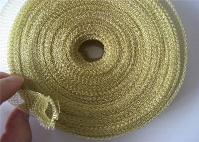 China Flexible Knitted Wire Mesh Tape 0.12mm Diameter For Demister Pad for sale