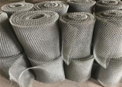 China Nickel Knitted Wire Mesh 4*5mm Mesh Hole 500mm Width For Gas Liquid Filter for sale