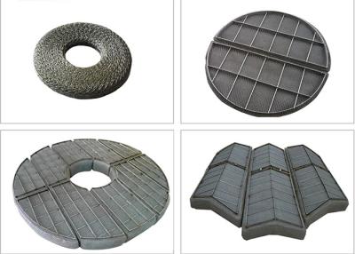 China Acero inoxidable Mesh Pad Mist Eliminator de Monel 400 0.3m m para las columnas químicas en venta