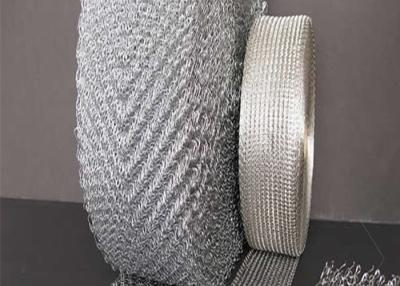 China Stainless Steel Knitted Wire Mesh Tape 0.20mm 95% Filter For Catalytic Converter Mesh for sale