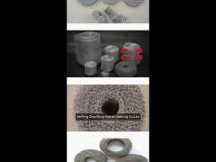 emi shielding knitted wire mesh gasket 316ss square ring φ5mm conductive elastomer cored