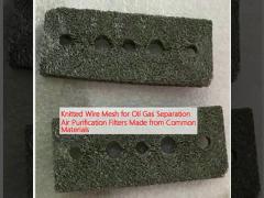 Knitted Wire Mesh for Oil Gas Separation Air Purification Filters Made from Common Materials