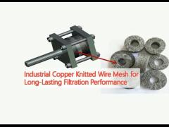 Industrial Copper Knitted Wire Mesh for Long-Lasting Filtration Performance