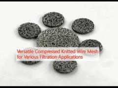 Versatile Compressed Knitted Wire Mesh for Various Filtration Applications