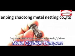 pipework metal cushion dampers dia 50mm car anti vibration mount 0.08-0.55mm
