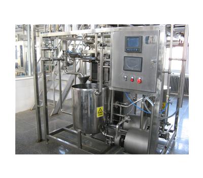 China Factory Syrup Ice Cream Yogurt Juice UHT Dish Sterilizer Semi Automatic Pasteurizer for sale