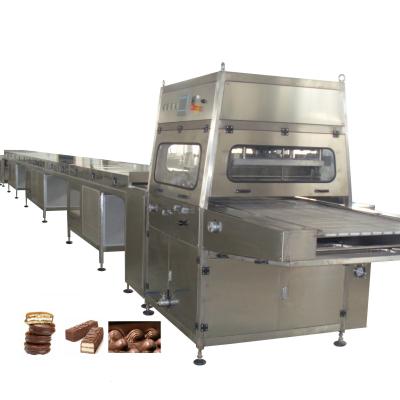 China Snacks Factory Large Capacity Chocolate Enrobing Machine For Snacks Factory for sale