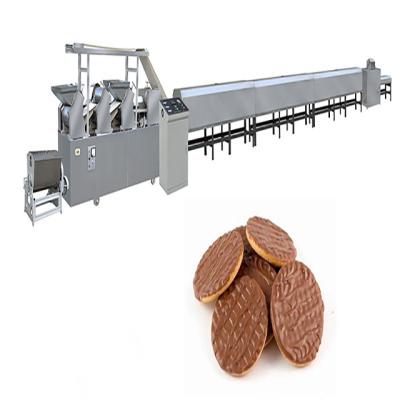 China Commercial Snack Plant 100kg/h Small Biscuit Cookie Forming Machine for sale