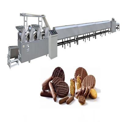 China Fully Automatic Hard Biscuit Production Line for Hard and Soft Biscuit with Pillow Pack for sale