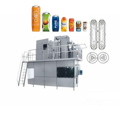 China Automatic Aseptic Milk Juice Carton Filling Liquid Food Packaging Machine for sale