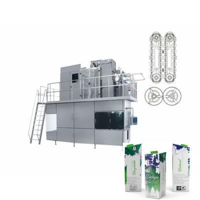 China Aseptic Food Juice Liquid Filling Machine Automatic Carton Box Milk Packing Machine for sale