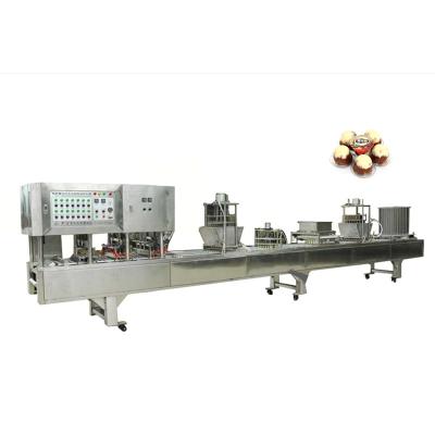 China Factory Automatic Automatic Chocolate Cup Biscuit Filling Sealing Machine for sale